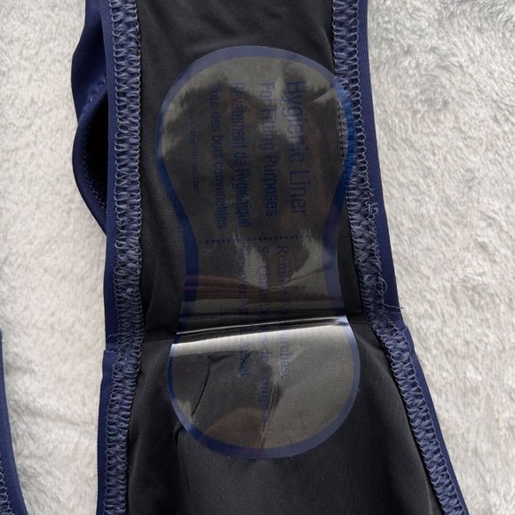 SOLID & STRIPED The Tati Top .Bottom 2-Piece Bikini Set Sz XL Navy NWT Flaw 0098 - Picture 13 of 16